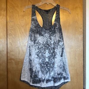 Ladies tank top, Rock & Republic, medium, black & gray